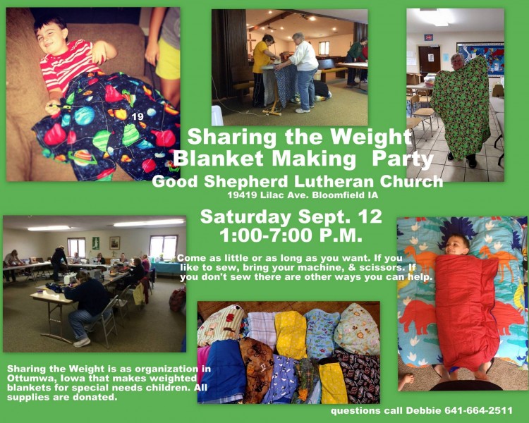 Sharing the Weight party Sept 12 2015