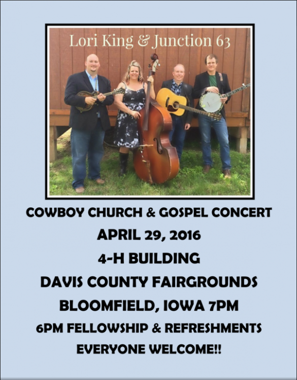 Cowboy Church flyer 2016